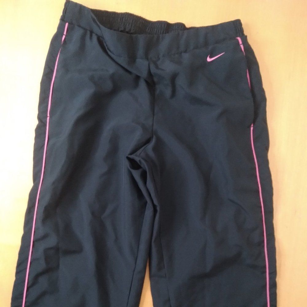 Vintage Nike Striped Wind Pants Joggers Trainers Women - Picture 2 of 8